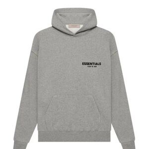 Essentials “dark oatmeal” hoodie, BRAND NEW ALL SIZES